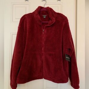 Eddie Bauer Plush Full Zip Jacket NWT